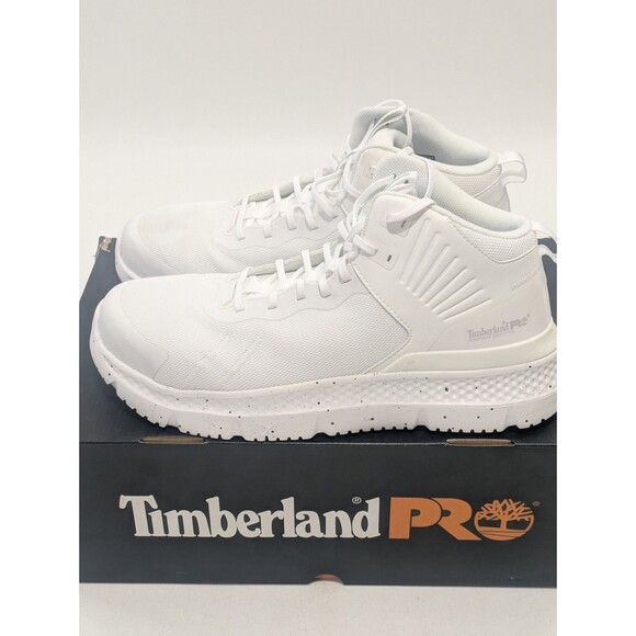 Timberland PRO Setra CT Work Shoes Men’s 10.5 White A5Y8B Slip Resistant - Picture 3 of 12